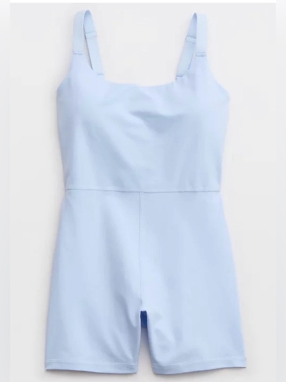 Aerie Offline Hugger Romper- Eyelet Blue, Size: M